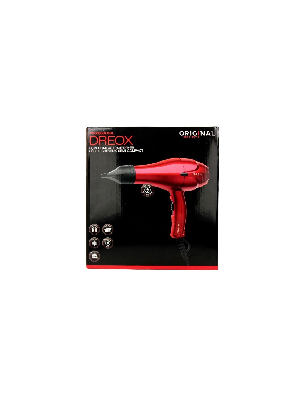 Secador Dreox 2000W - Semi Compacto - Original