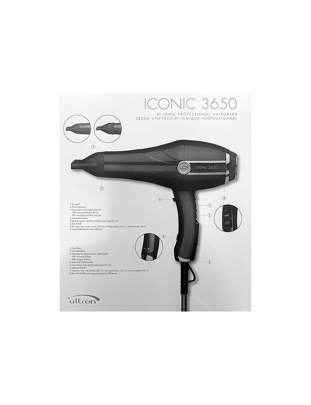 Secador Iconic 3650 - Ultron
