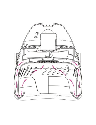 Secador Casco Con Brazo - AGV Starship