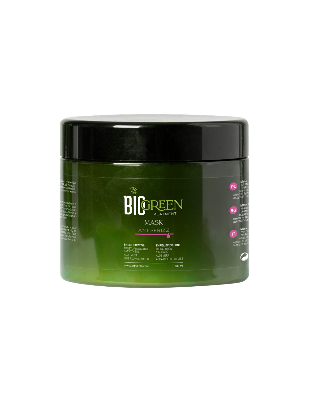 Mascarilla Anti-Frizz 500 ml- Biogreen - Édiverso