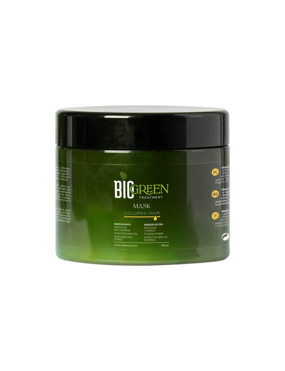 Mascarilla Colored Hair 500 ml-Biogreen - Édiverso
