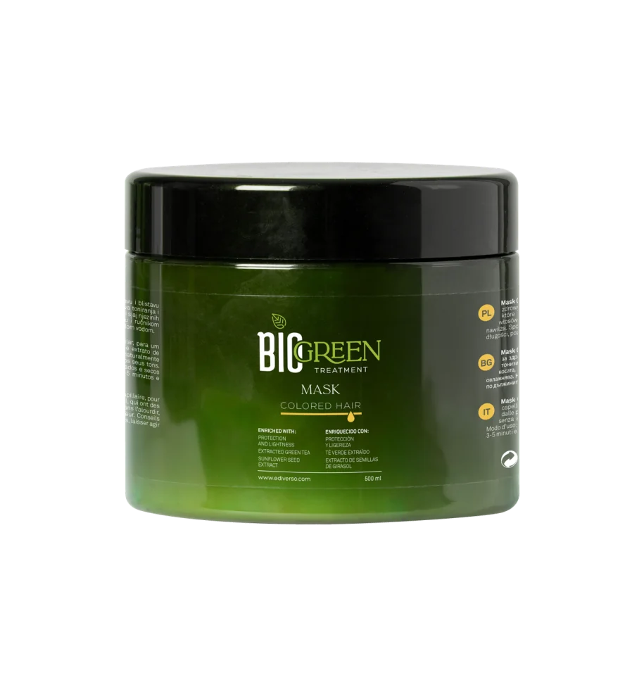 Mascarilla Colored Hair 500 ml-Biogreen-Èdiverso – Discopebell SL