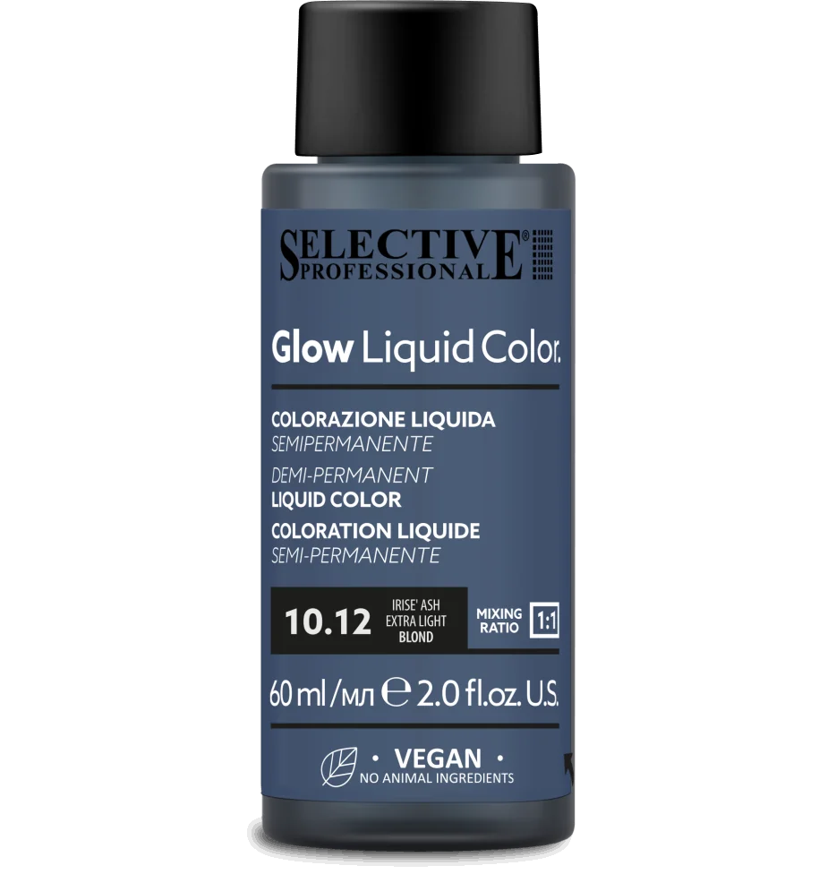 Glow Liquid Color 10.12 Irise Ash Extra Light Blond 60ml- Selective – Discopebell SL