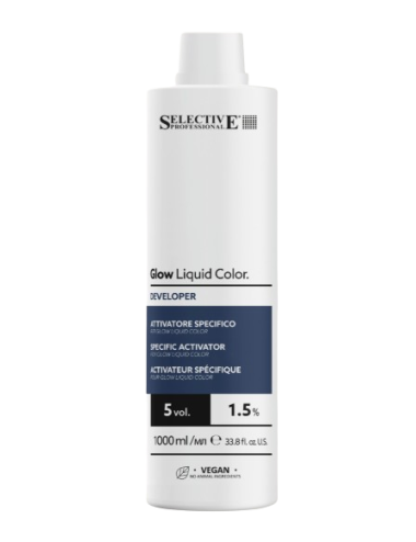 Glow Liquid Color Developer Revelador 5 Vol 1000 ml - Selective