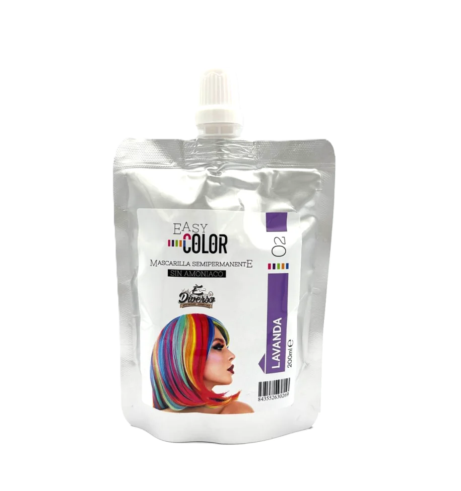 Easy Color Lavanda nº02 200 ml- Èdiverso – Discopebell SL