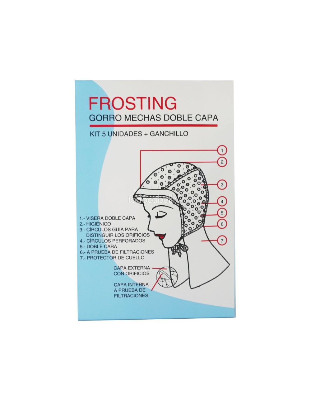 Gorro mechas frosting