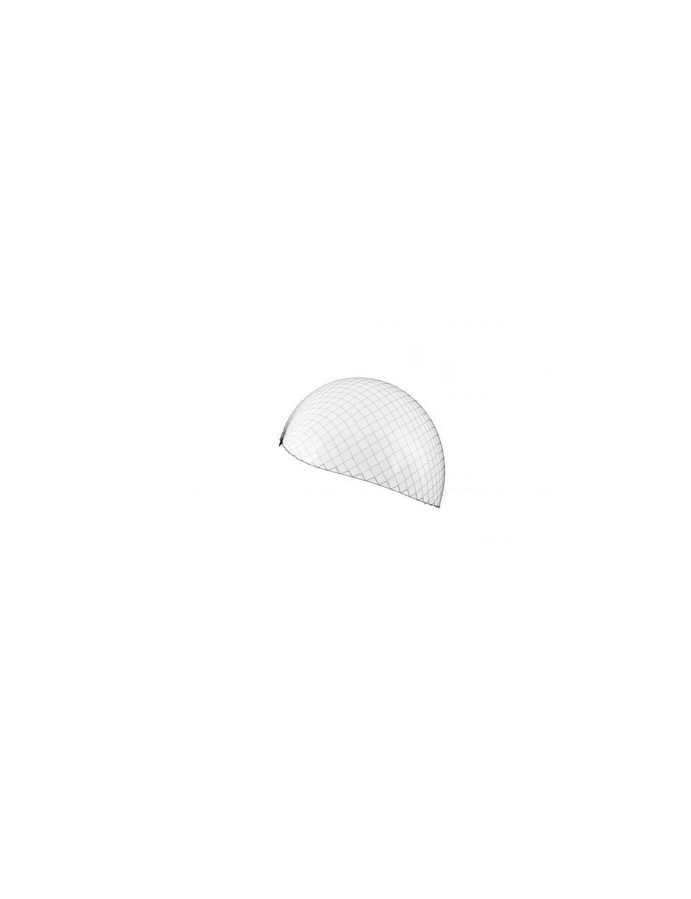 Redecilla invisible color negro