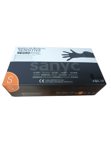 Guantes nitrilo sensitive talla S
