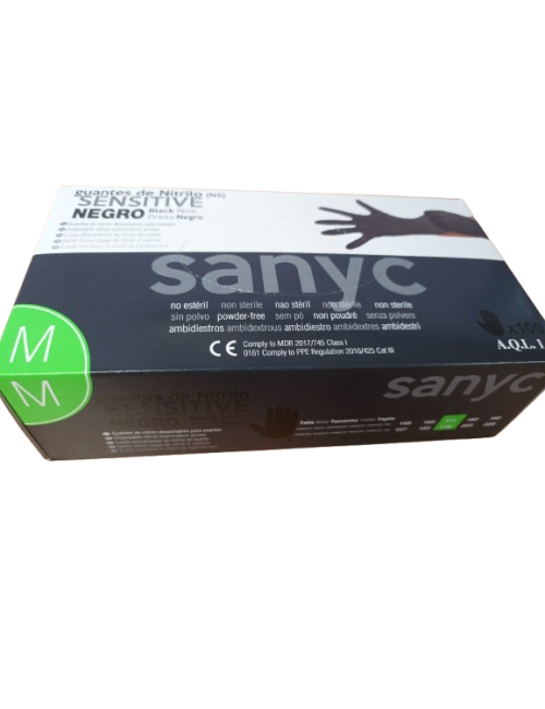 Guantes nitrilo sensitive talla M