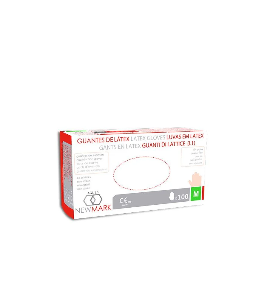 Guantes látex sin polvo talla M – Discopebell SL
