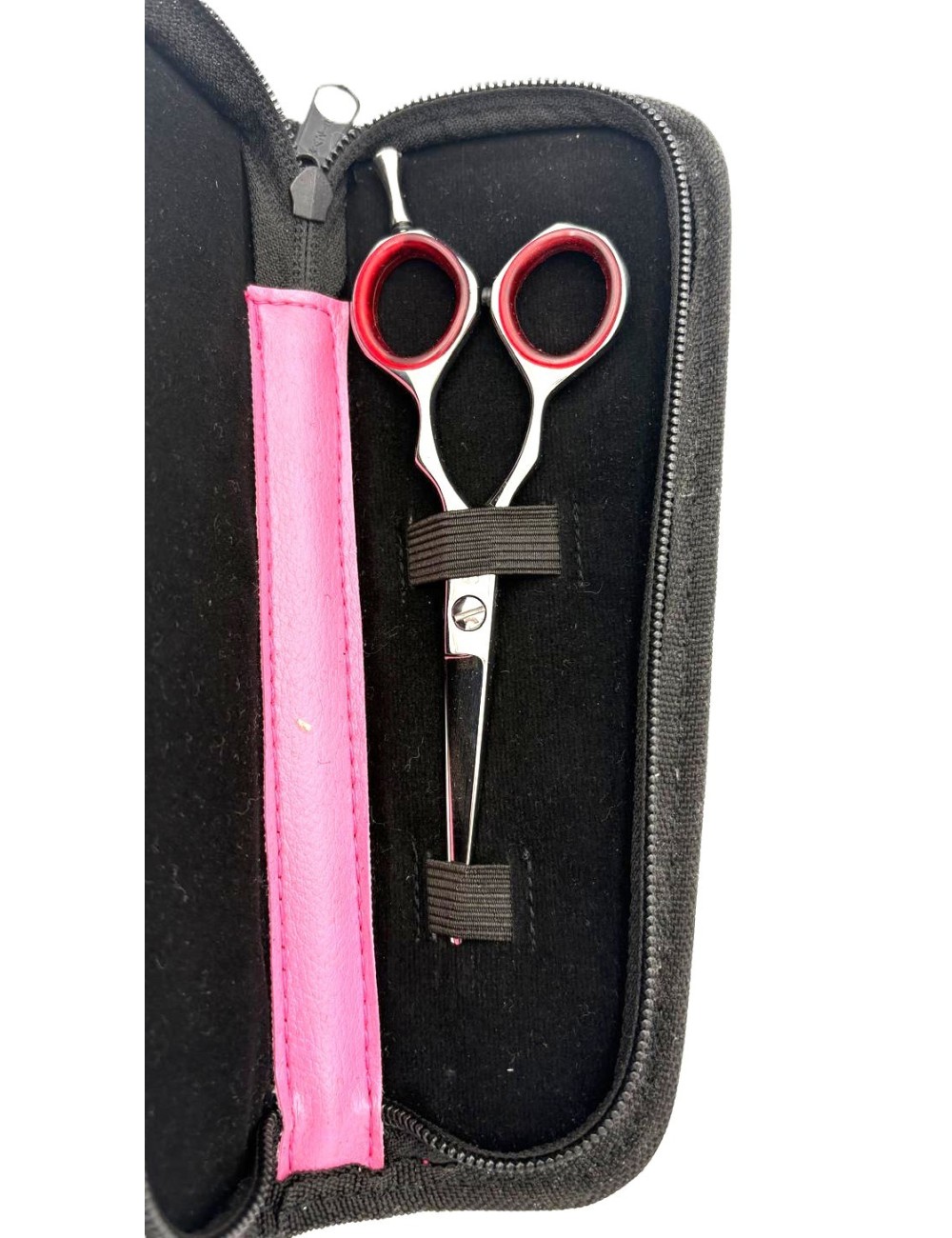 Tijera mod 440 5" + estuche rosa