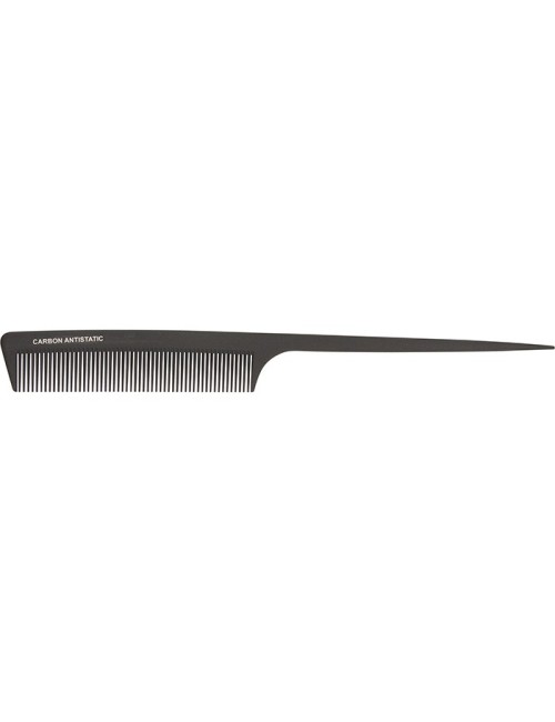 Peine de Carbono Antiestático Cola Rata - 230mm